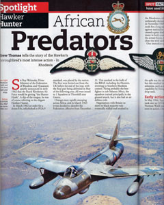 Flypast magazine Hunter feature
