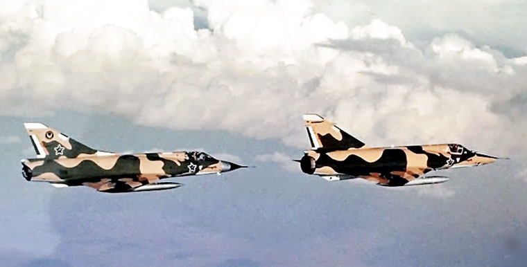 Mirage III in formation