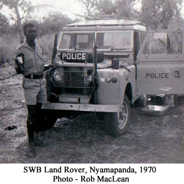 Short Wheel Base at Nyamapanda